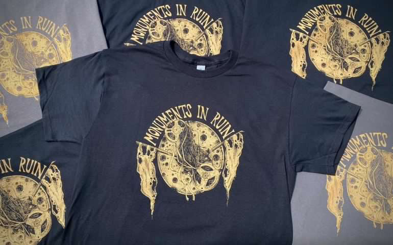 Monuments in Ruin - MIR Bronze Bat T-Shirt