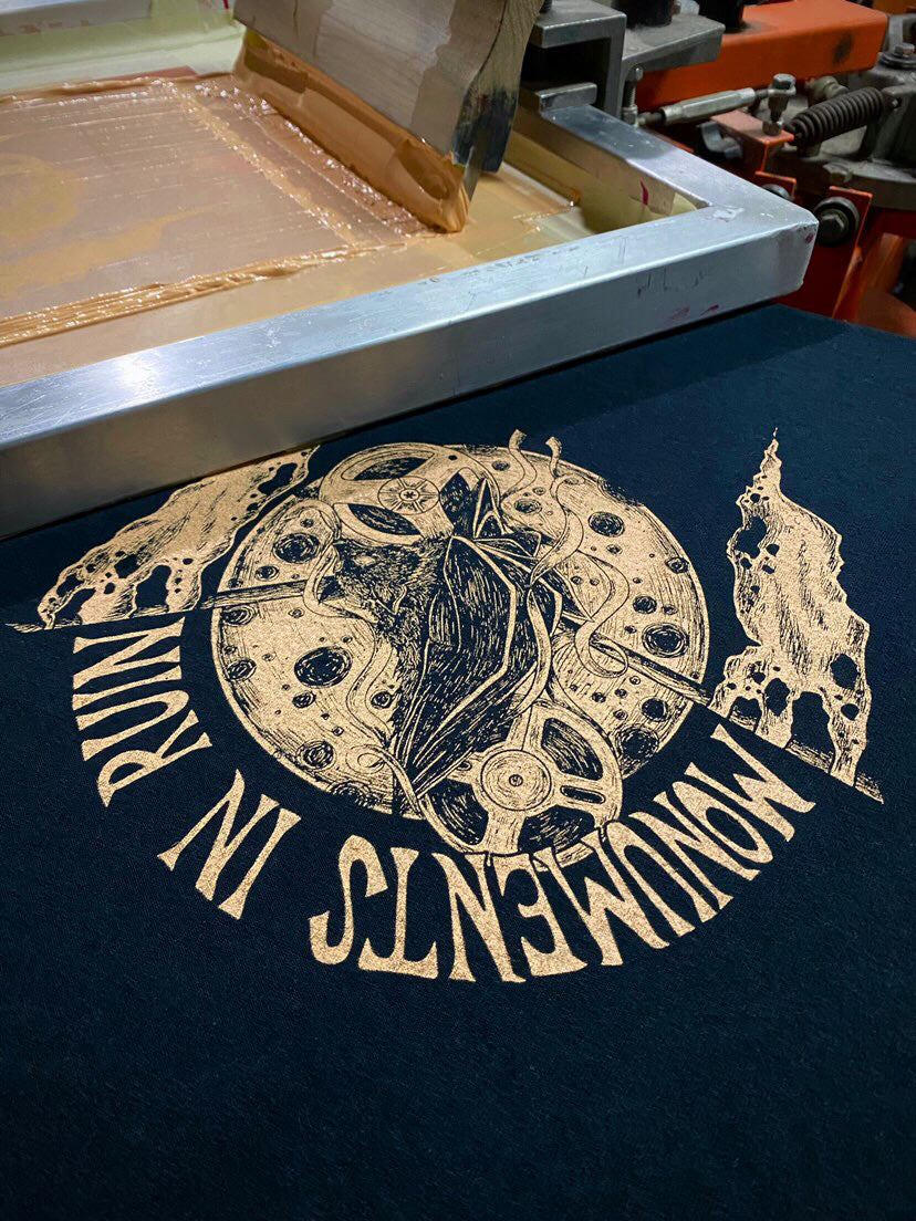 Monuments in Ruin - MIR Bronze Bat T-Shirt