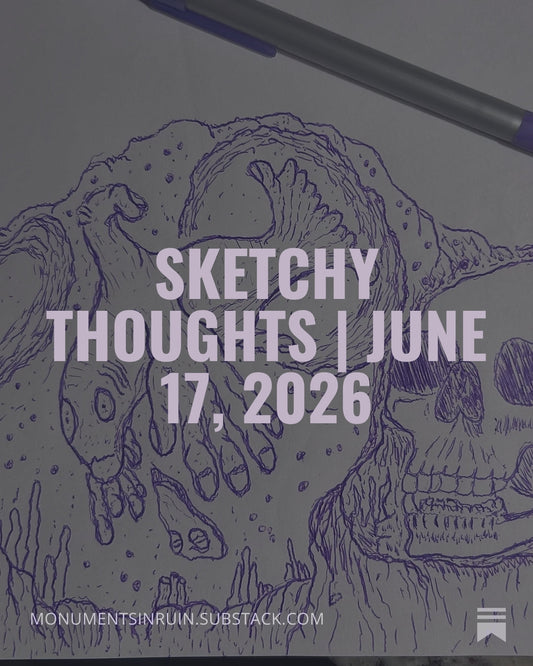 Sketchy Thoughts sketchbook journal cover — June 17, 2026