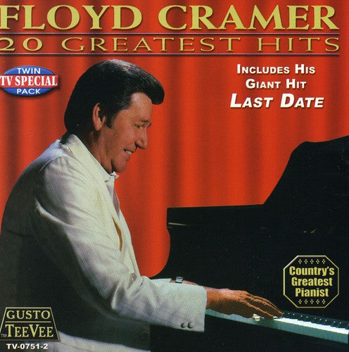 the album cover for Floyd Cramer - 20 Greatest Hits