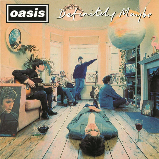 the album cover for Oasis - Definitely Maybe: Remastered [Vinyl]