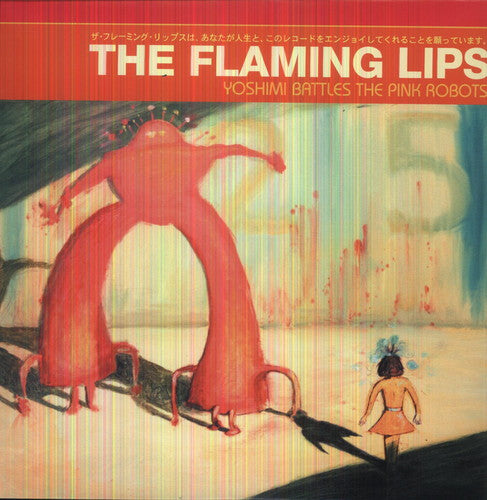 the album cover for The Flaming Lips - Yoshimi Battles the Pink Robots