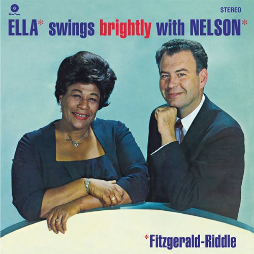 the album cover for Ella Fitzgerald - Ella Swings Brightly With Nelson Riddle [Import]