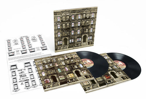the album cover for Led Zeppelin - Physical Graffiti: Remastered Original Album [Vinyl]