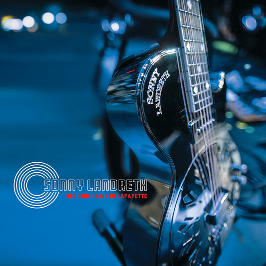 the album cover for Sonny Landreth - Recorded Live In Lafayette