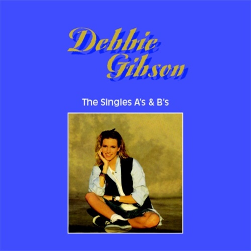 the album cover for Debbie Gibson - The Singles A's & B's (2cd)