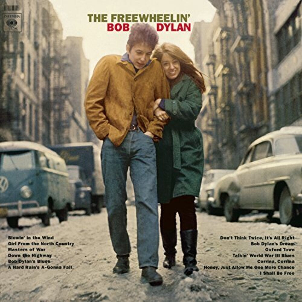 the album cover for Bob Dylan - The Freewheelin' Bob Dylan [LP]
