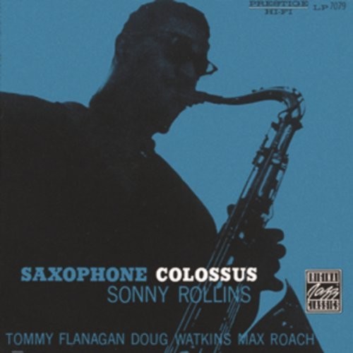 the album cover for Sonny Rollins - Saxophone Colossus