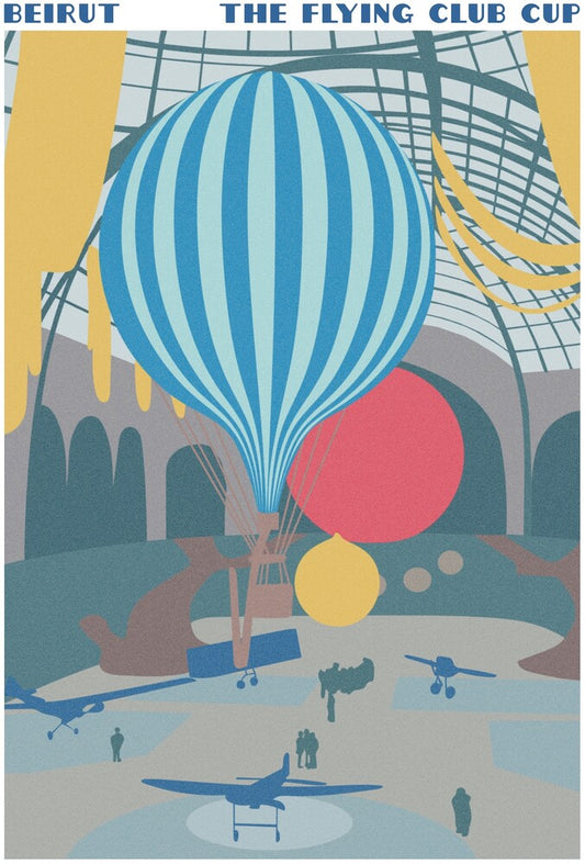 the album cover for Beirut - The Flying Club Cup