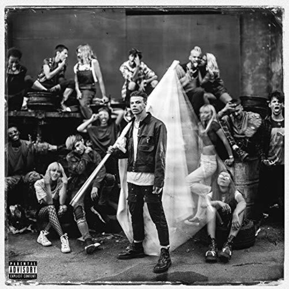 the album cover for YUNGBLUD - The Underrated Youth