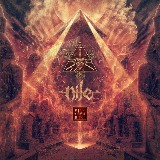 the album cover for Nile - Vile Nilotic Rites [Limited Edition Red 2LP]