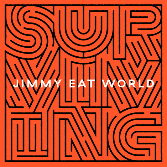the album cover for Jimmy Eat World - Surviving [LP]