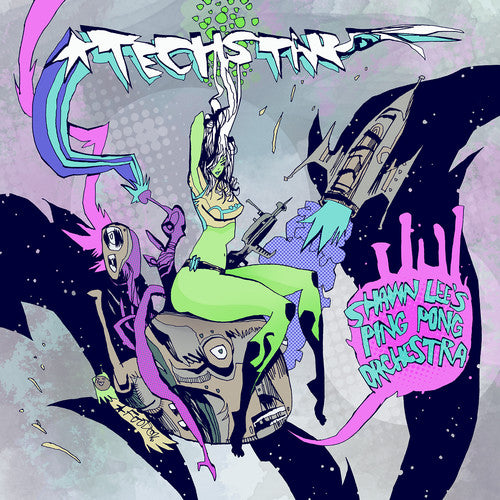 the album cover for Shawn Lee's Ping Pong Orchestra - Techstar (original Soundtrack)
