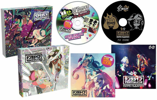 the album cover for Tentakuruzu Bonus Track Ltd Wbr Jpn - Splatoon2 Live In Makuhari Tenta Live (Limited BD Edition)