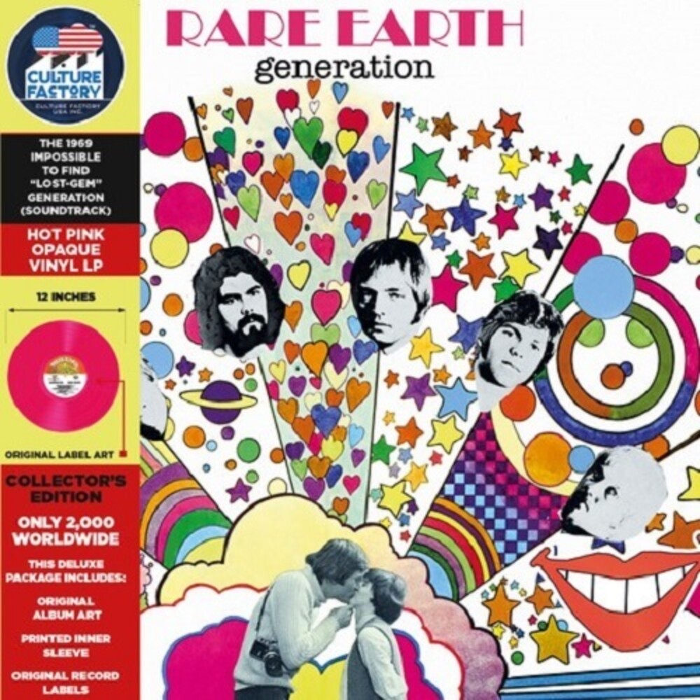 the album cover for Rare Earth - Generation (Original Soundtrack)