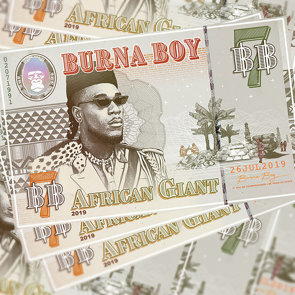 the album cover for Burna Boy - African Giant [2CD]