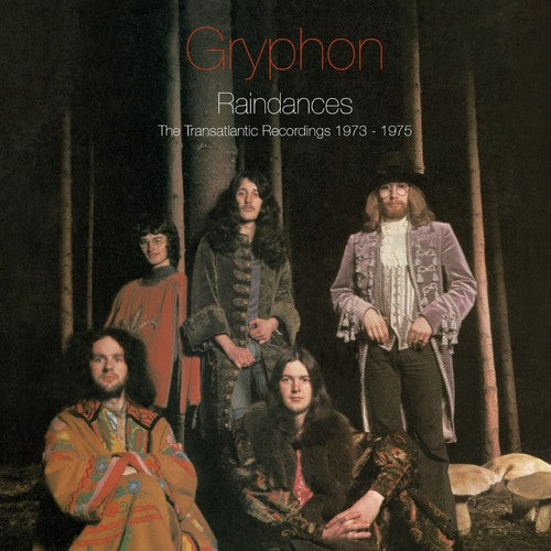 the album cover for Gryphon - Raindances: Transatlantic Recordings 1973-1975