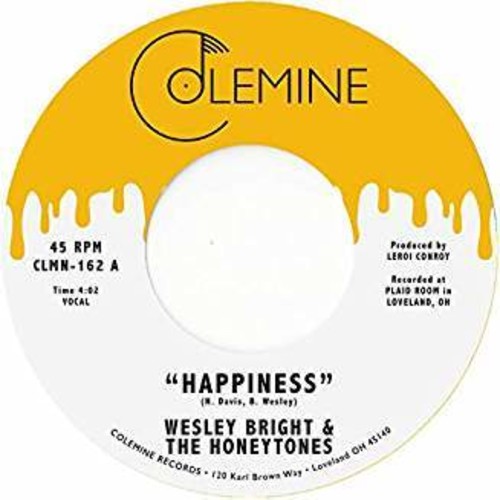 the album cover for Wesley Bright & Honeytones - Happiness