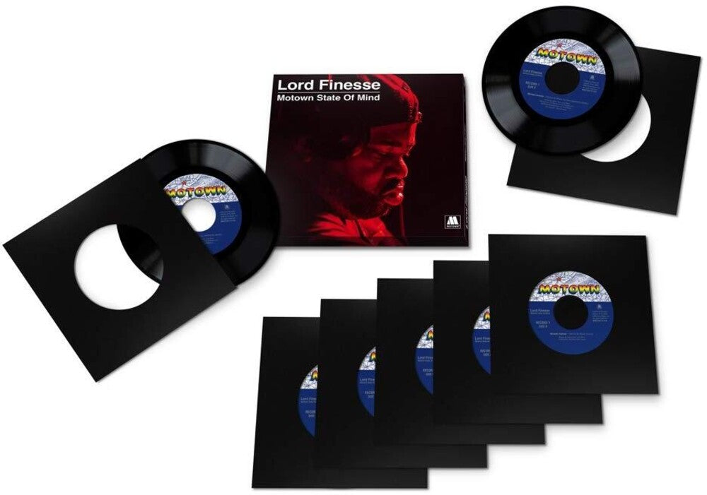 the album cover for Lord Finesse Presents Motown State Of Mind Remix - Lord Finesse Presents: Motown State Of Mind (Various Artists)