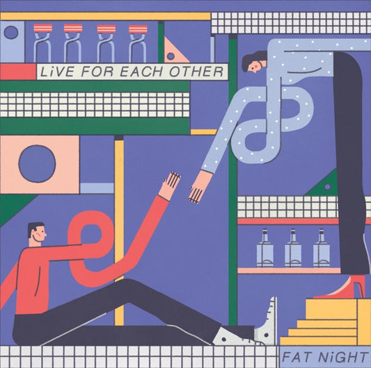 the album cover for Fat Night - Live for Each Other