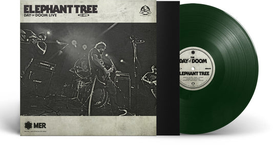 the album cover for Elephant Tree - Day Of Doom Live (Dark Green Vinyl) (Grn) [Limited Edition]