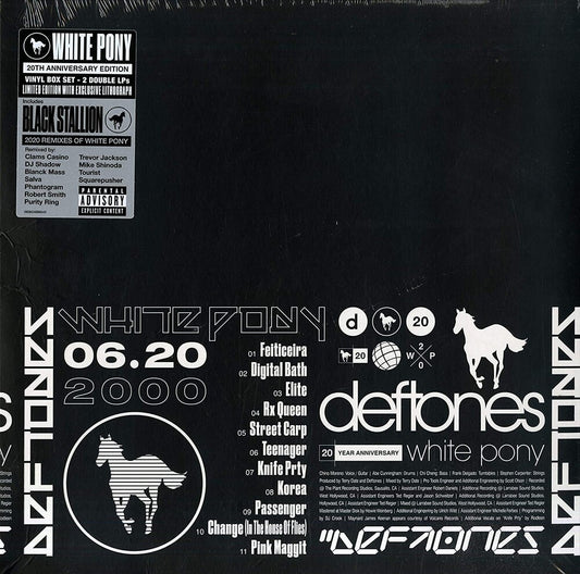 the album cover for Deftones - White Pony: 20th Anniversary [Indie Exclusive Limited Edition Super Deluxe]