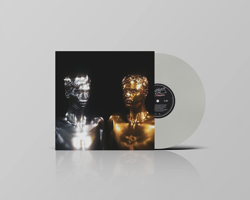 the album cover for Møme/Ricky Ducati - Flashback FM [Limited Edition White 2LP]