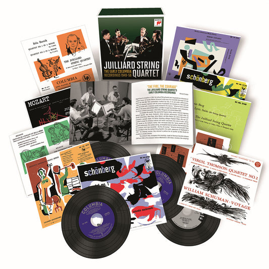 the album cover for Juilliard String Quartet - Early Columbia Recordings (Uk)