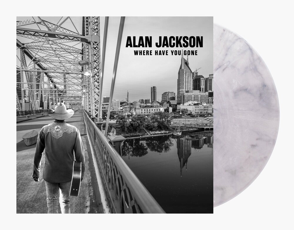 the album cover for Alan Jackson - Where Have You Gone (Blk) [Colored Vinyl] (Wht)