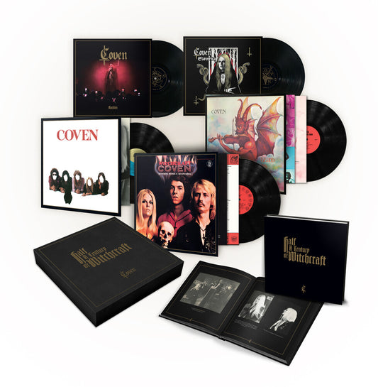 the album cover for Coven - Half A Century Of Witchcraft (Gate) [180 Gram]