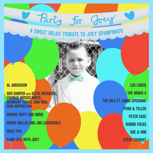 the album cover for Sweet Relief Tribute To Joey Spampinato / Various - Sweet Relief Tribute To Joey Spampinato / Various