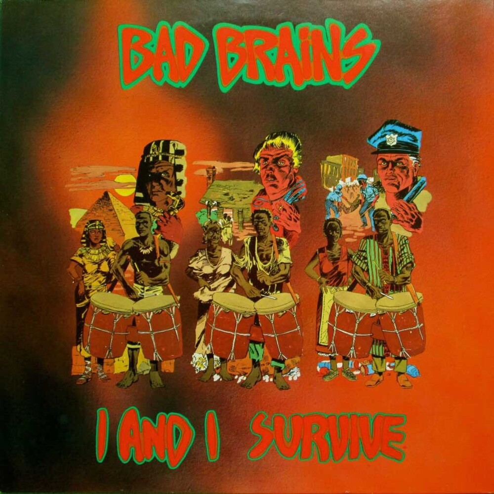 the album cover for Bad Brains - I And I Survive [Colored Vinyl] (Org) [Indie Exclusive]