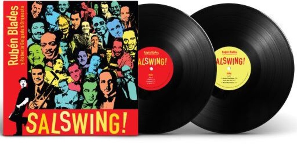 the album cover for Ruben Blades  / Delgado,Roberto / Orquesta - Salswing! (Gate)