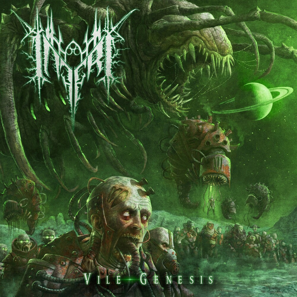 the album cover for Inferi - Vile Genesis