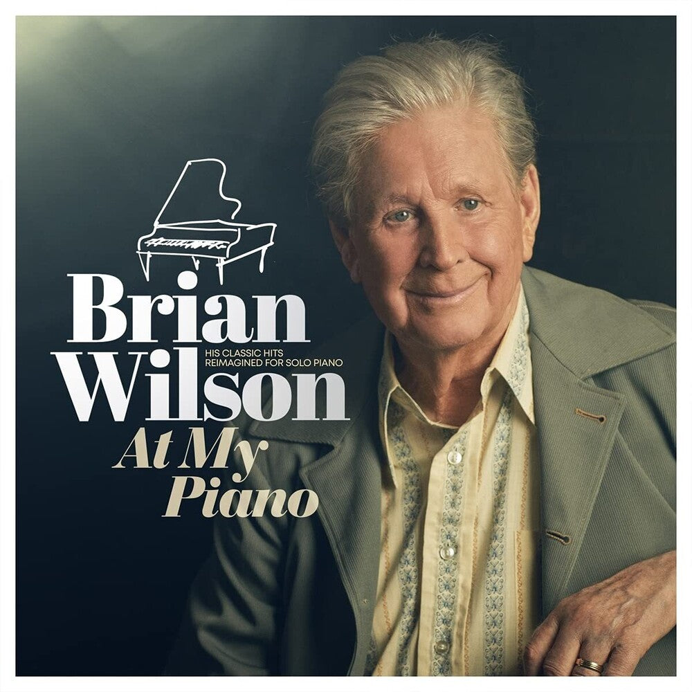 the album cover for Brian Wilson - At My Piano [LP]