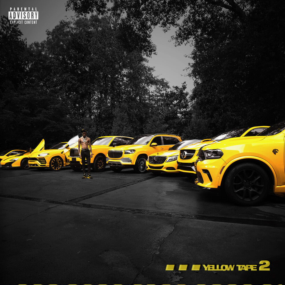 the album cover for Key Glock - Yellow Tape 2 (Canary Yellow) [Colored Vinyl] (Ylw)