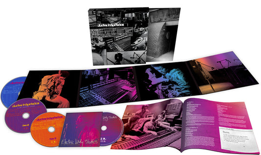 the album cover for The Jimi Hendrix Experience - Electric Lady Studios: A Jimi Hendrix Vision [3CD/Blu-ray] 