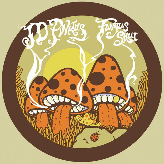 the album cover for JD Pinkus - Fungus Shui (Orange Sunshine) [Colored Vinyl] (Org)
