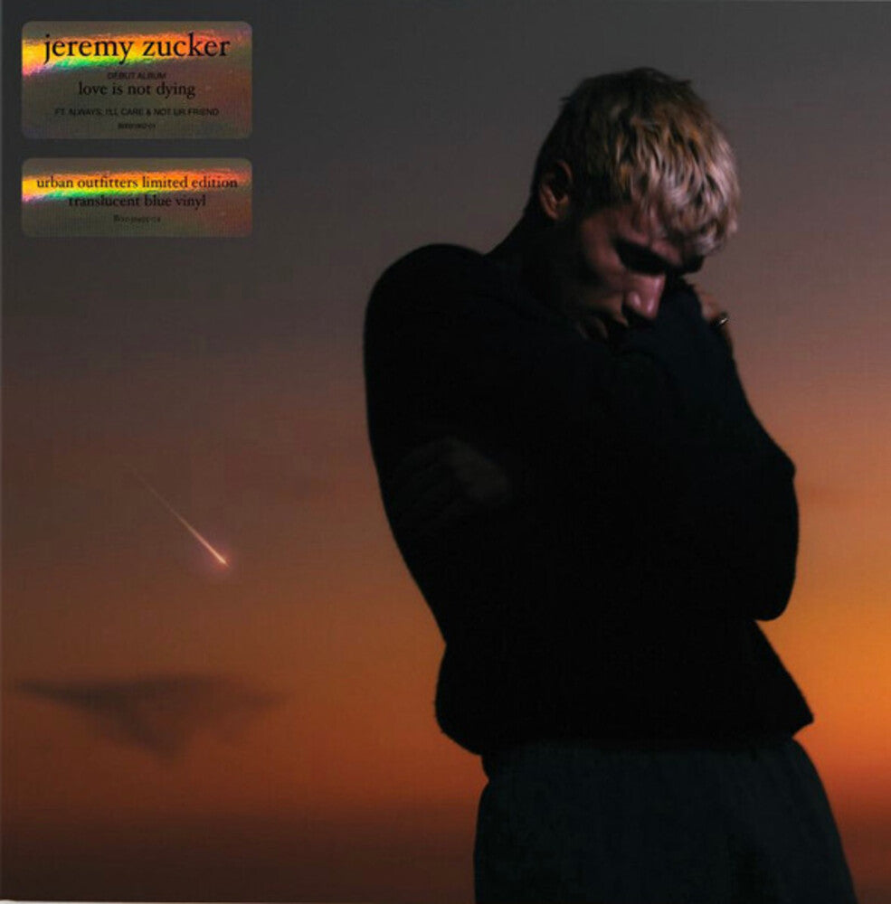 the album cover for Jeremy Zucker - Love Is Not Dying (Blue) [Clear Vinyl]