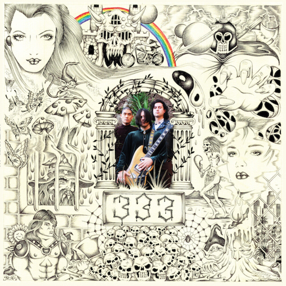 the album cover for Meatbodies - 333 [LP]