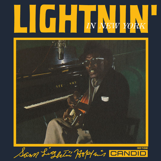the album cover for Lightnin' Hopkins - Lightnin' In New York [180 Gram]