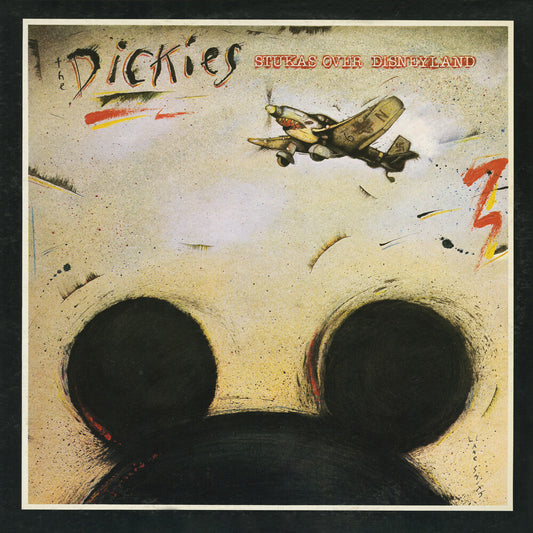 the album cover for Dickies - Stukas Over Disneyland - Red [Colored Vinyl] (Red)