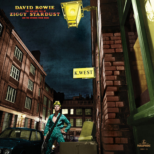 the album cover for David Bowie - The Rise and Fall of Ziggy Stardust and the Spiders from Mars: 50th Anniversary Edition [LP]