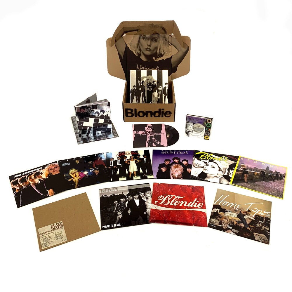 the album cover for Blondie - Against The Odds: 1974-1982 [Super Deluxe Collectors Edition]