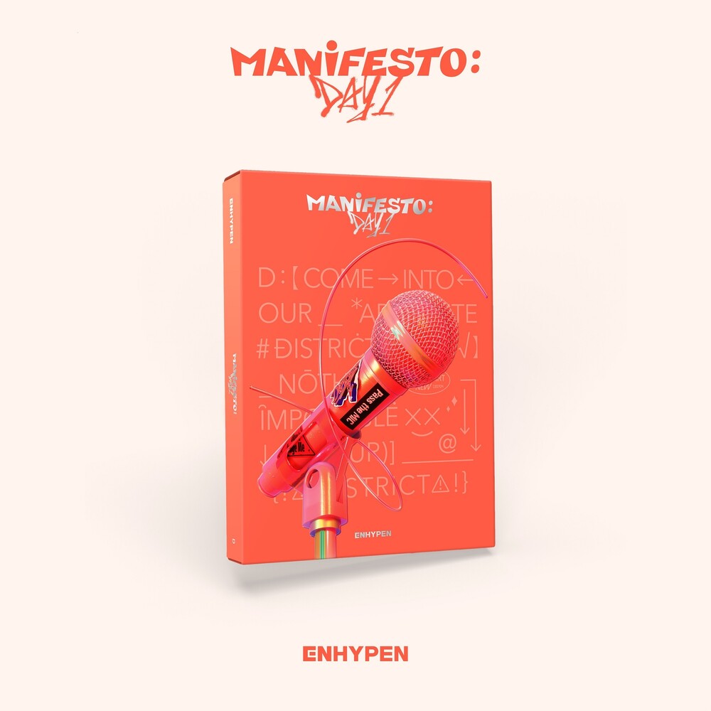 the album cover for ENHYPEN - MANIFESTO : DAY 1 [D Ver.]