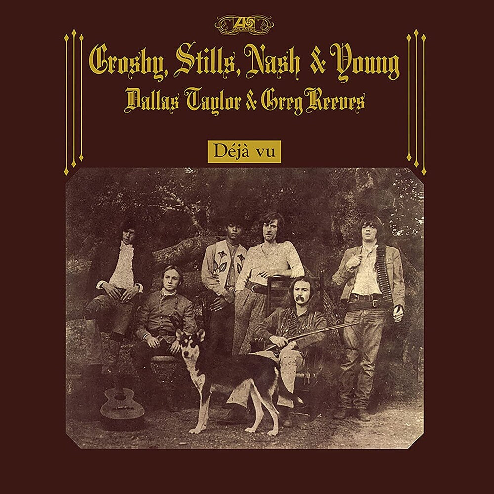 the album cover for Crosby Stills Nash & Young - Deja Vu (2021 Remaster) [Remastered]