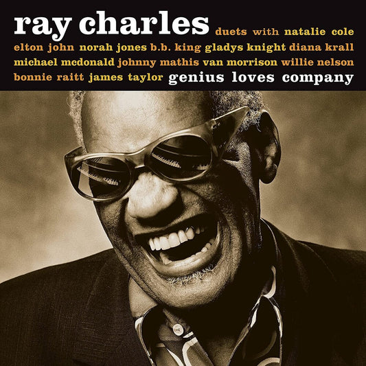 the album cover for Ray Charles - Genius Loves Company [2LP]