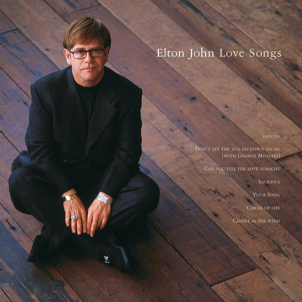 the album cover for Elton John - Love Songs [2LP]