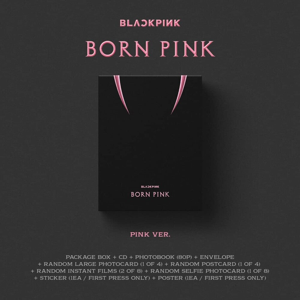 the album cover for BLACKPINK - BORN PINK [Standard CD Boxset – Version A / PINK]