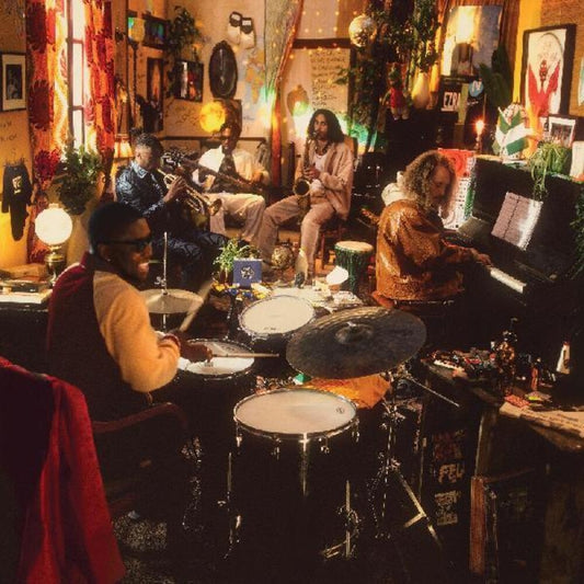 the album cover for Ezra Collective - Where I'm Meant To Be [Orange 2LP]